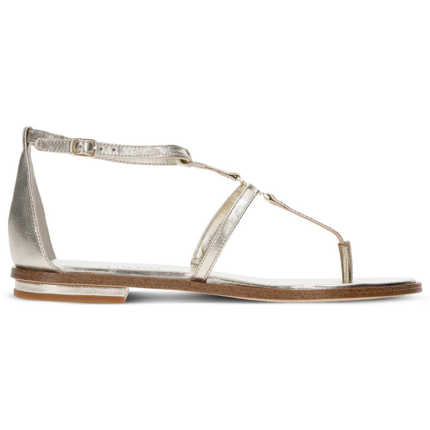 Damskie sandały LAUREN RALPH LAUREN NALAINE SANDALS CASUAL 802740039001 kolor srebrny
