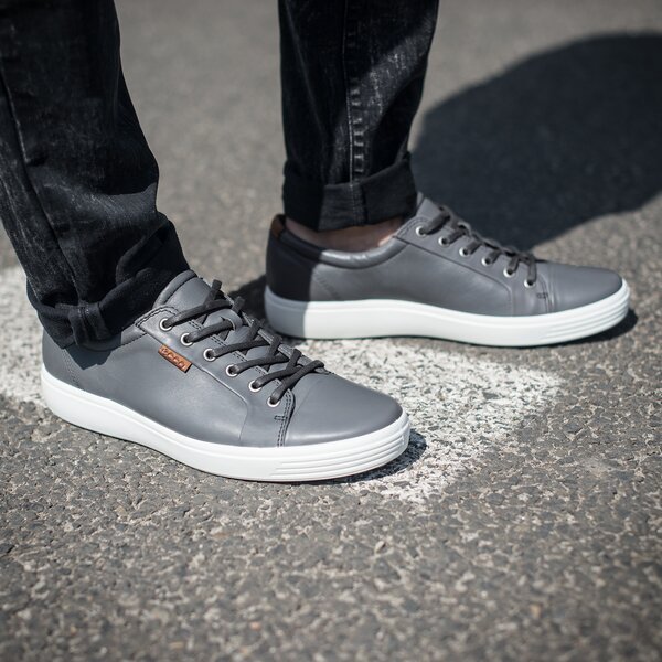 Męskie trampki ECCO SOFT 7 MEN'S 43000401602 kolor szary