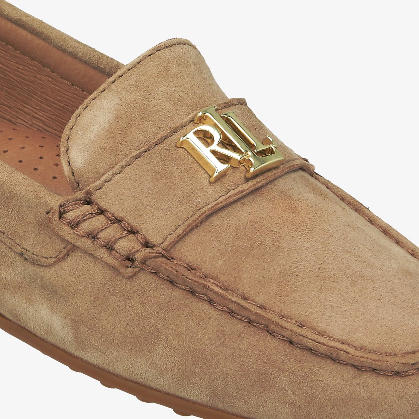 Damskie espadryle LAUREN RALPH LAUREN BARNSBURY 802774705001 kolor brązowy