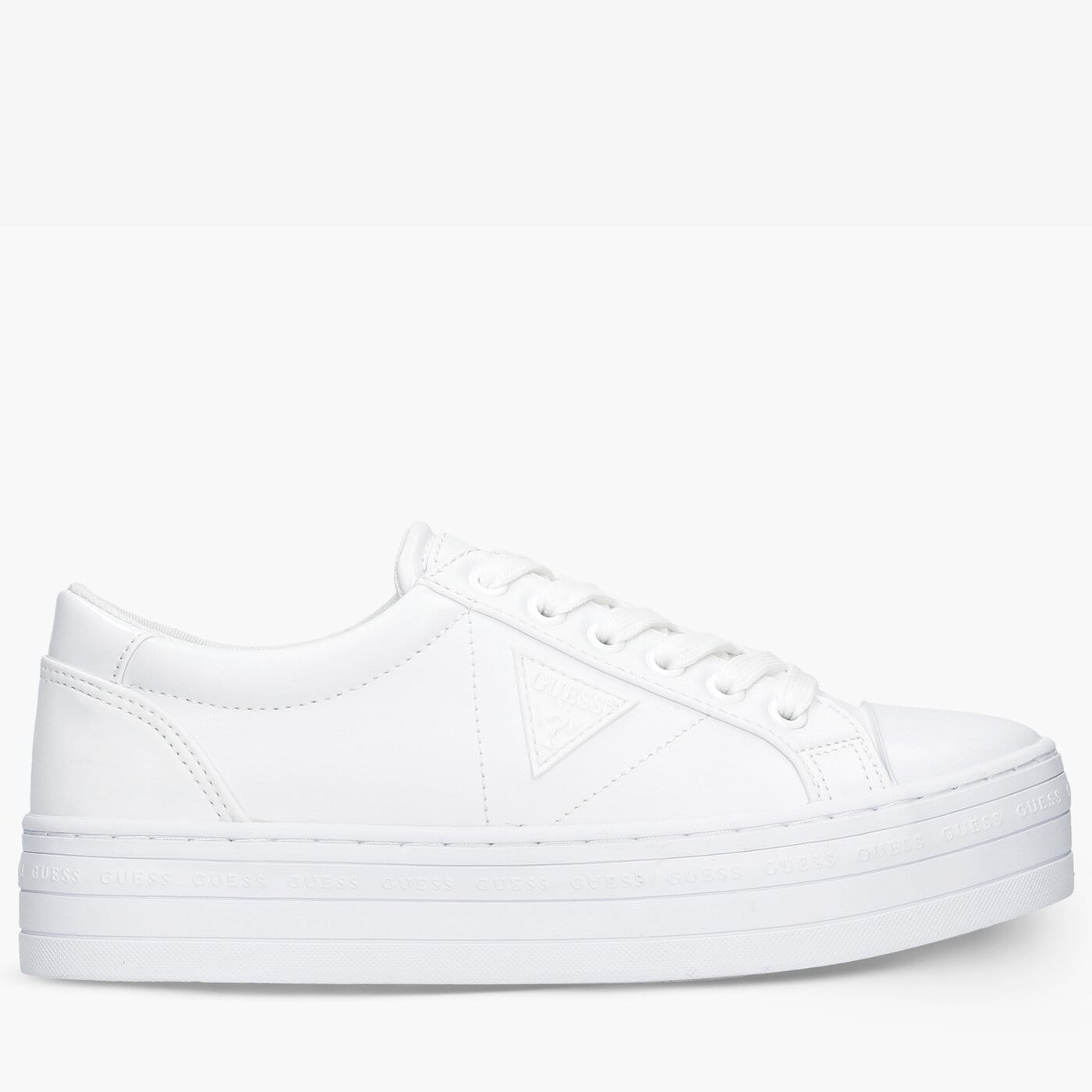 Damskie trampki GUESS BRODEY fl5yb3ele12whiwh kolor biały