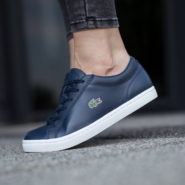 Damskie sneakersy (buty) LACOSTE STRAIGHTSET BL 1 732spw0133003 kolor granatowy