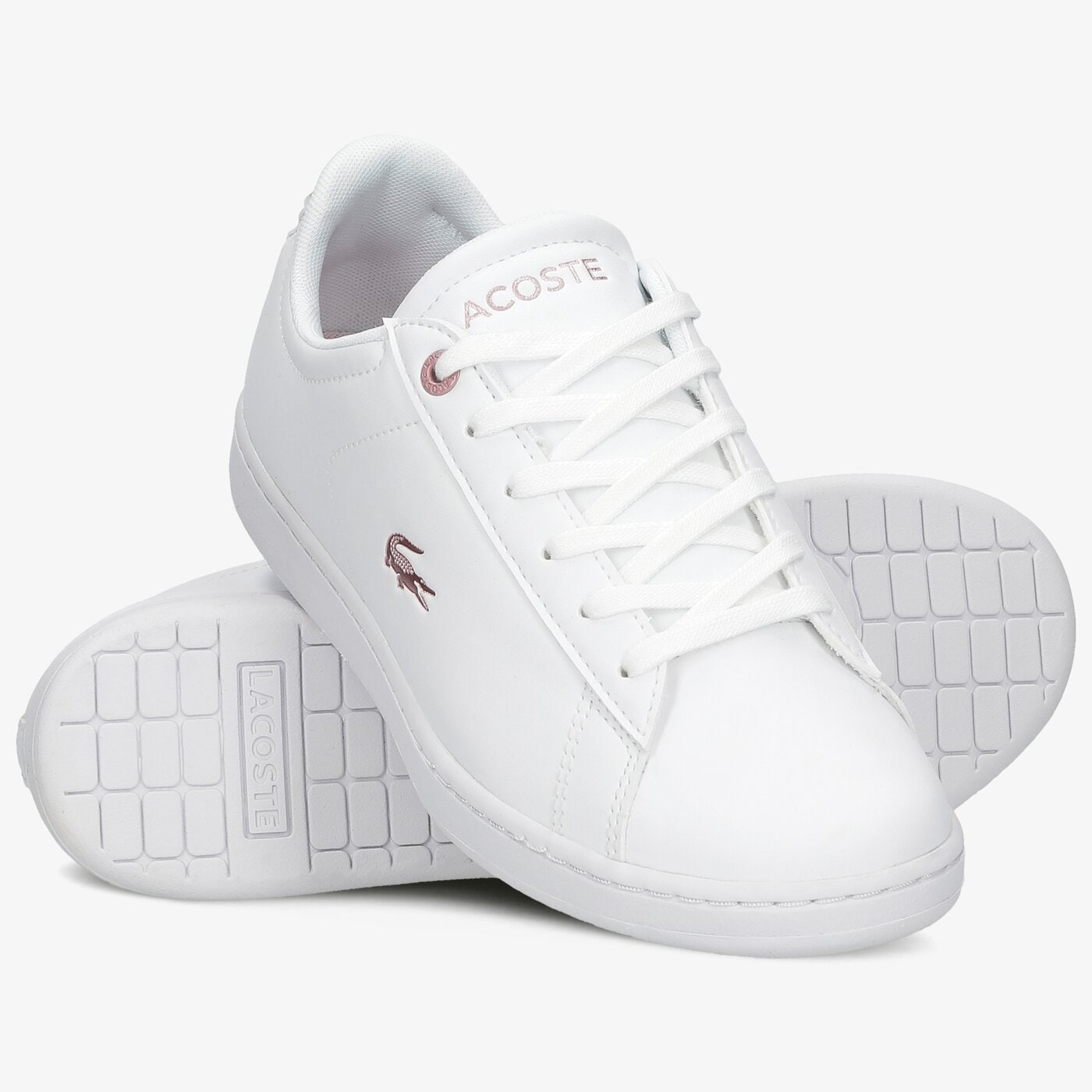 Dziecięce sneakersy (buty) LACOSTE CARNABY EVO 0921 1 SUJ 741suj00021y9 kolor biały