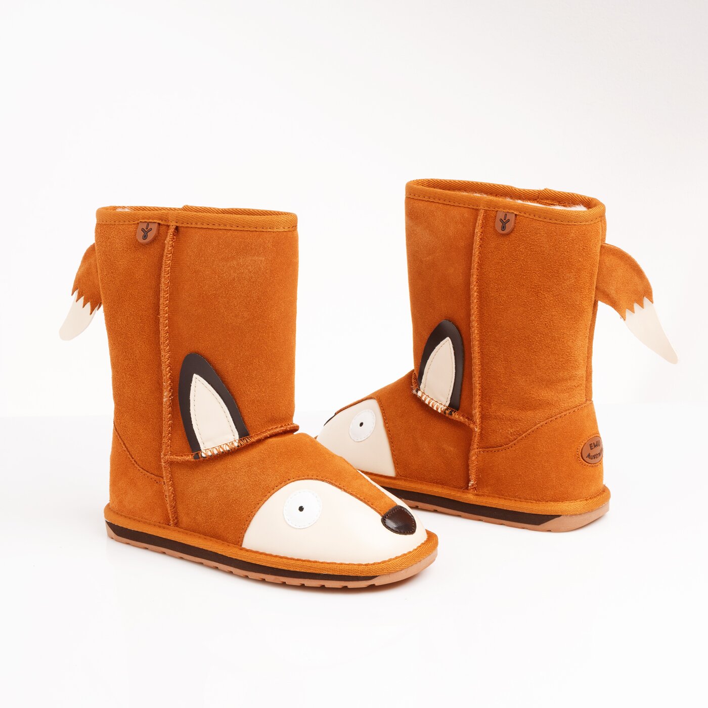 Dziecięce buty za kostkę EMU FOX k12074burntorange kolor pomarańczowy