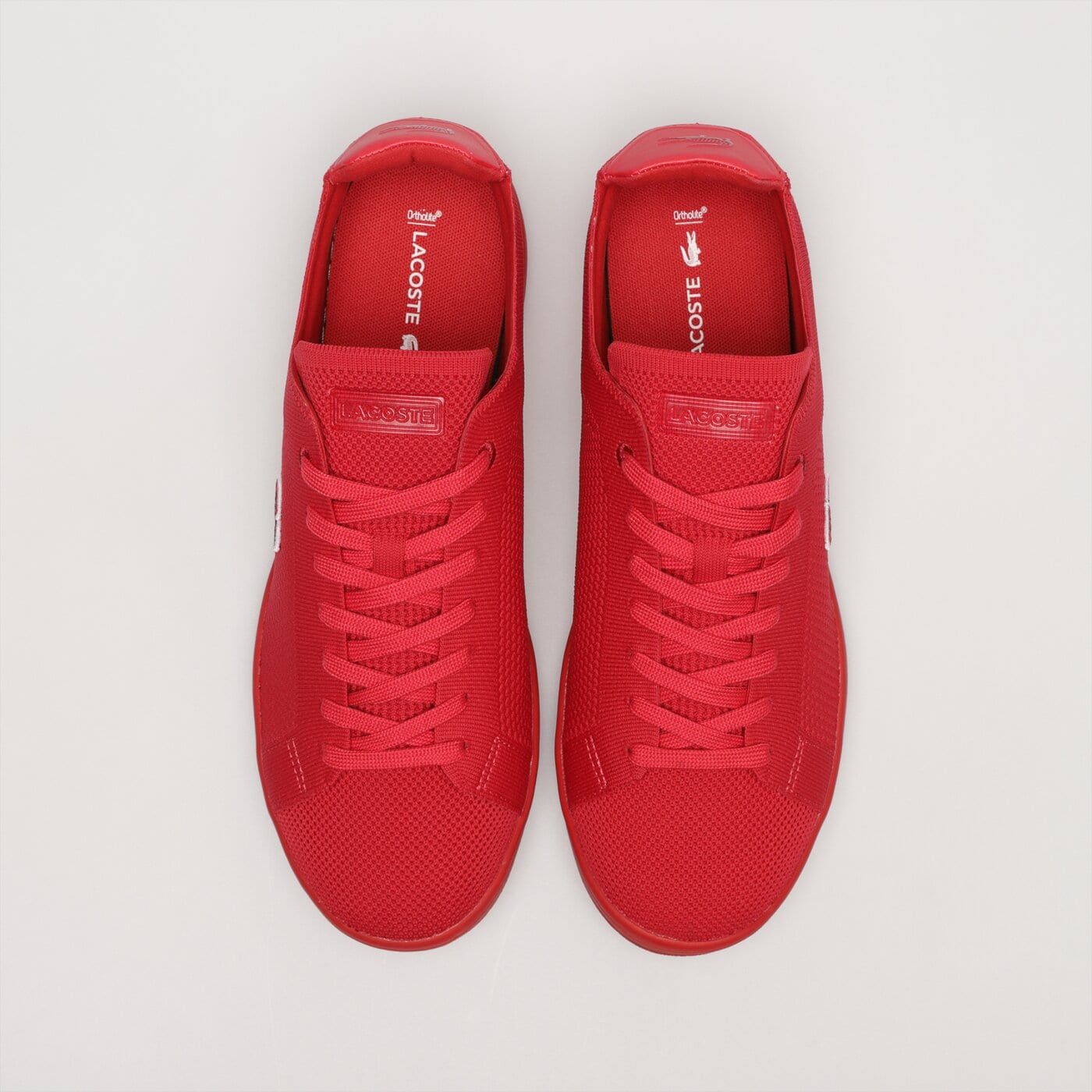 Męskie sneakersy (buty) LACOSTE CARNABY PIQUEE 123 1 SMA 745sma0023rr1 kolor czerwony