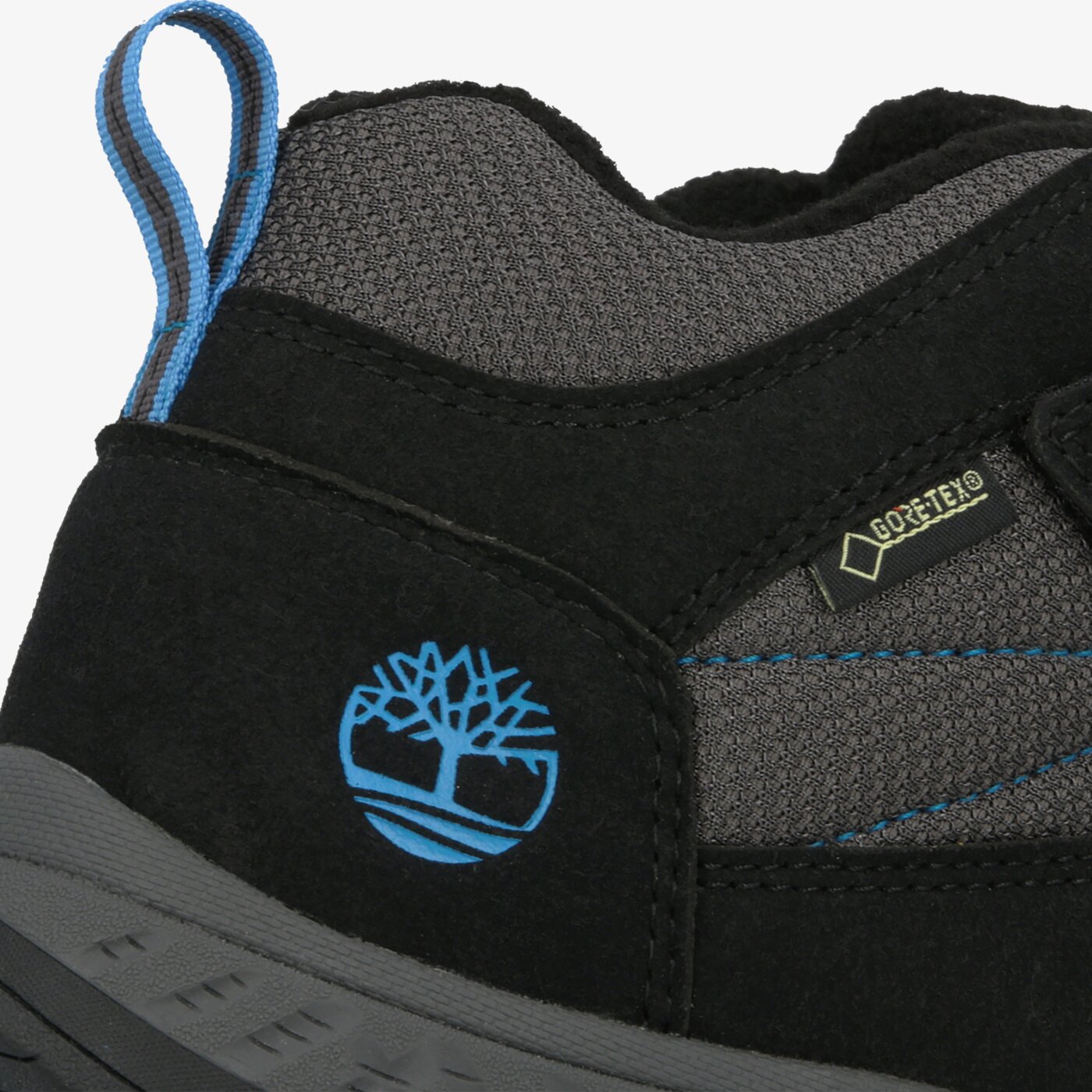 Dziecięce buty outdoor / trekkingowe TIMBERLAND NEPTUNE MID GTX 2STRAP WL tb0a1x9f0151 kolor czarny