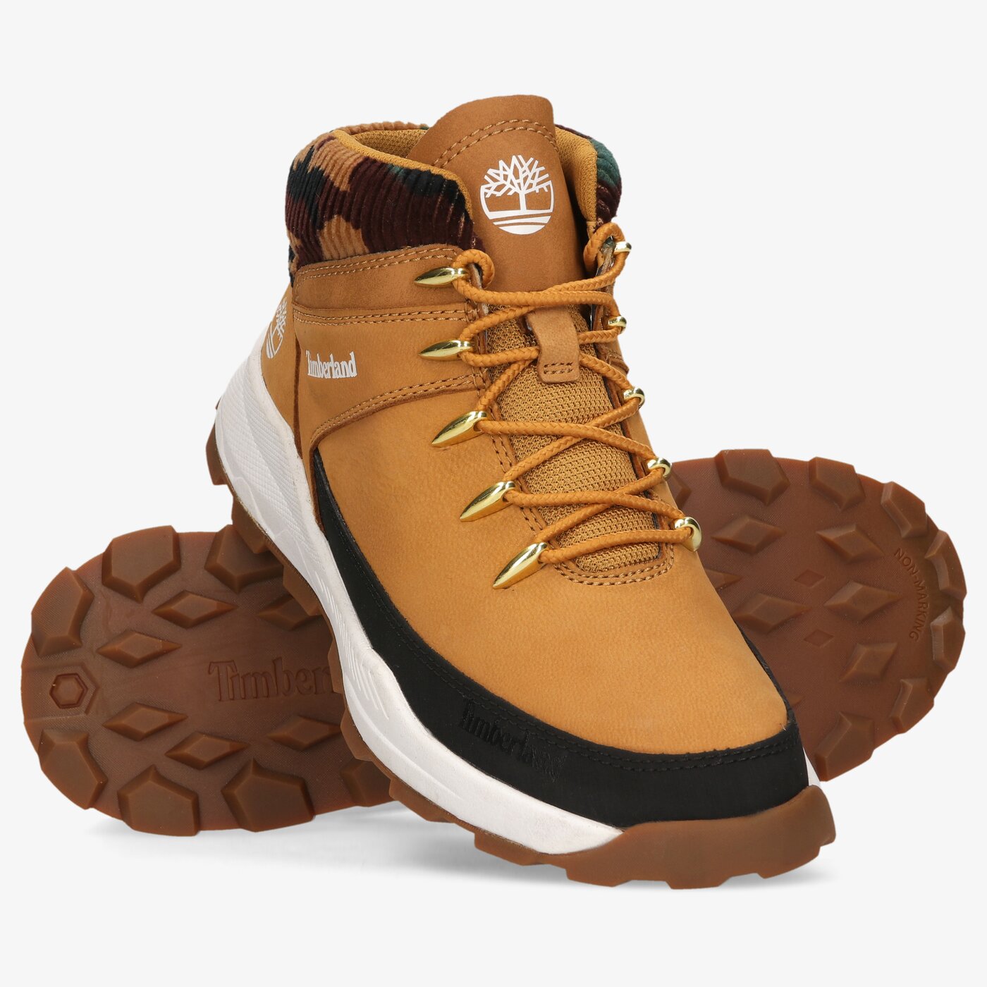 Dziecięce buty outdoor / trekkingowe TIMBERLAND BROOKLYN tb0a2gwq2311 kolor żółty