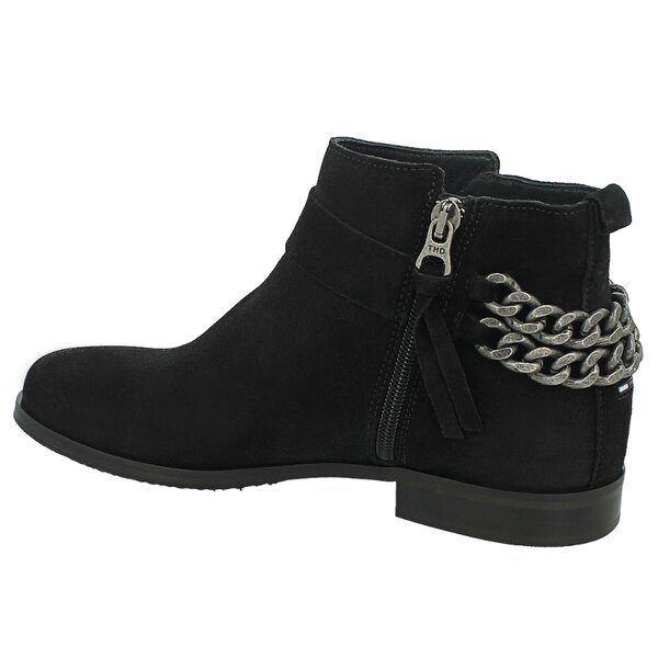 Damskie buty za kostkę TOMMY HILFIGER GENNY 5B en56819820990 kolor czarny