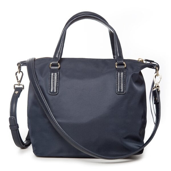 Damska torebka TOMMY HILFIGER TOREBKA POPPY SMALL TOTE aw0aw01136001 kolor granatowy