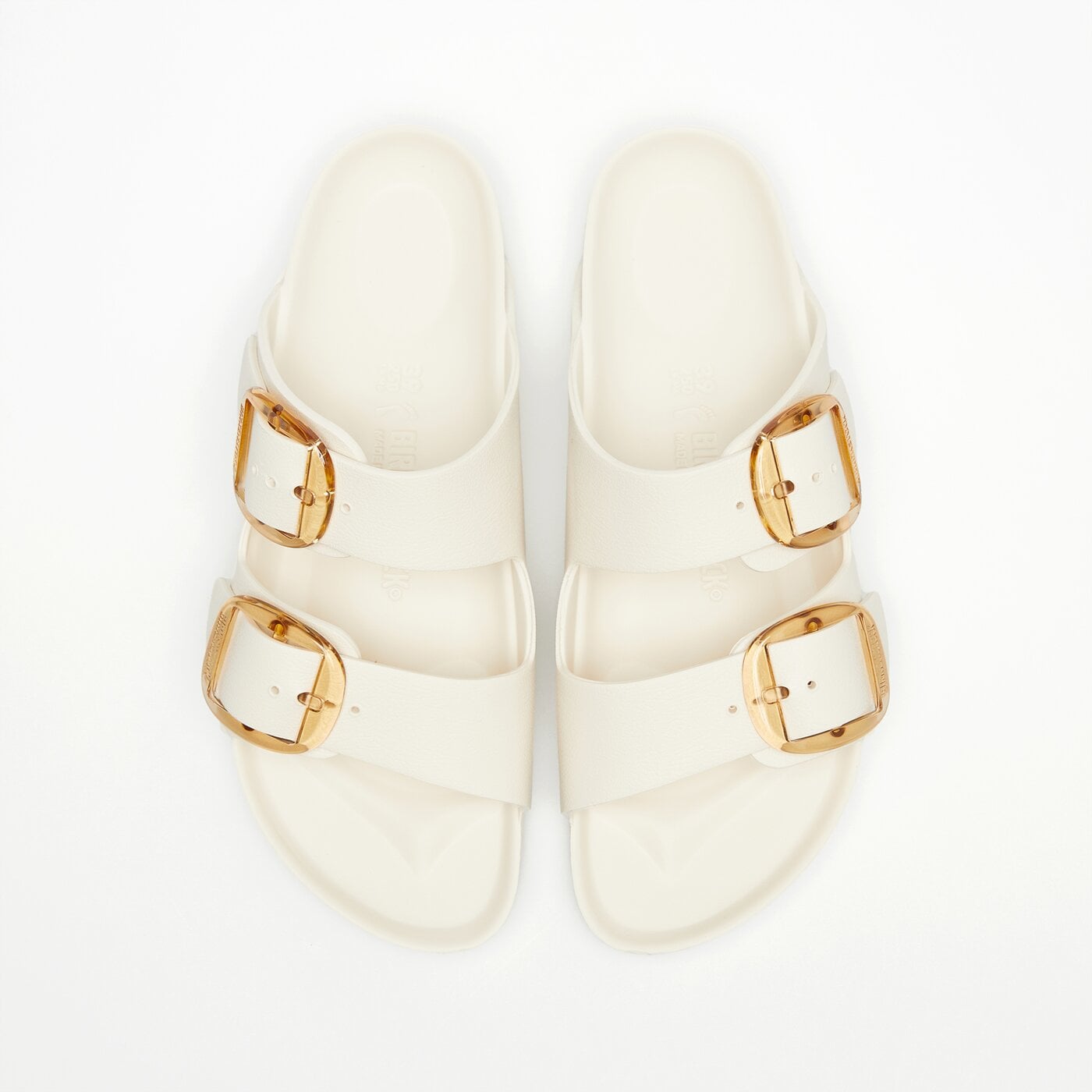 Damskie klapki BIRKENSTOCK ARIZONA BIG BUCKLE EVA EGGSHELL  1029651 kolor beżowy