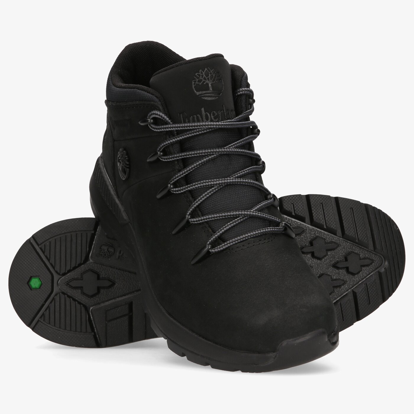 Dziecięce buty outdoor / trekkingowe TIMBERLAND SPRINT TREKKER MID WP tb0a2hs90151 kolor czarny