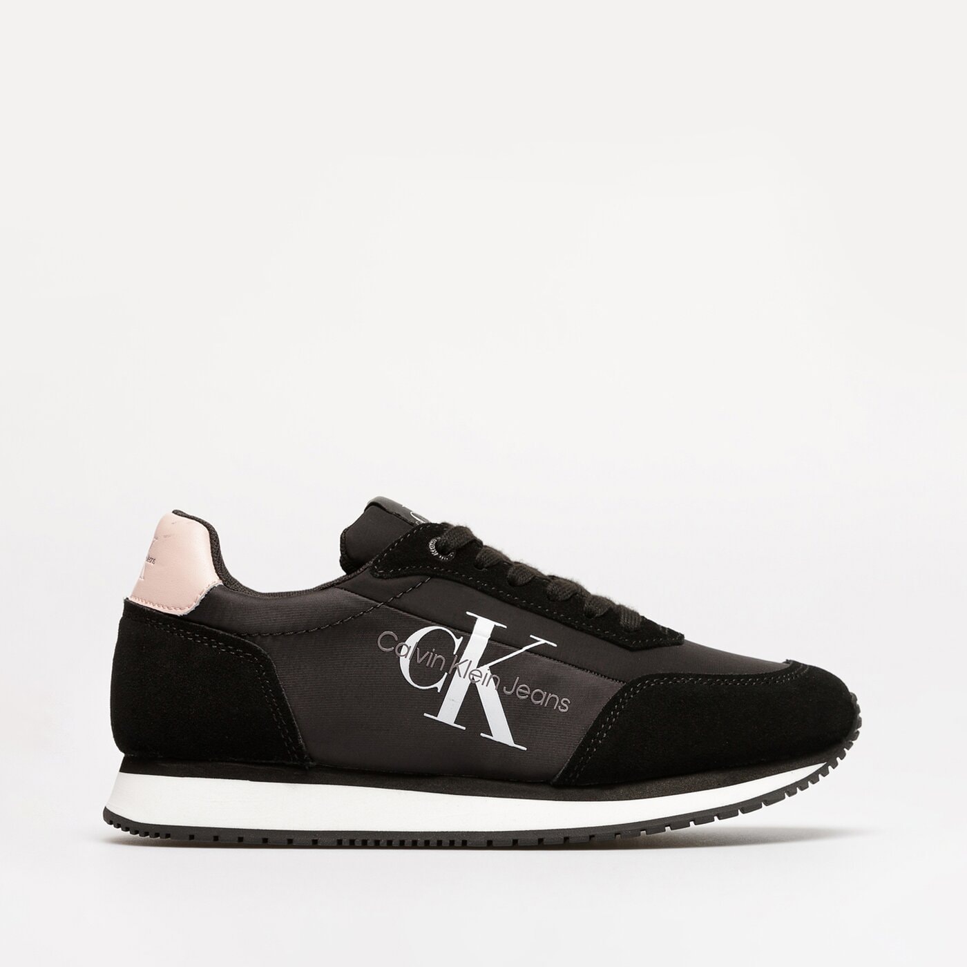 calvin klein runner sneaker laceup mesh