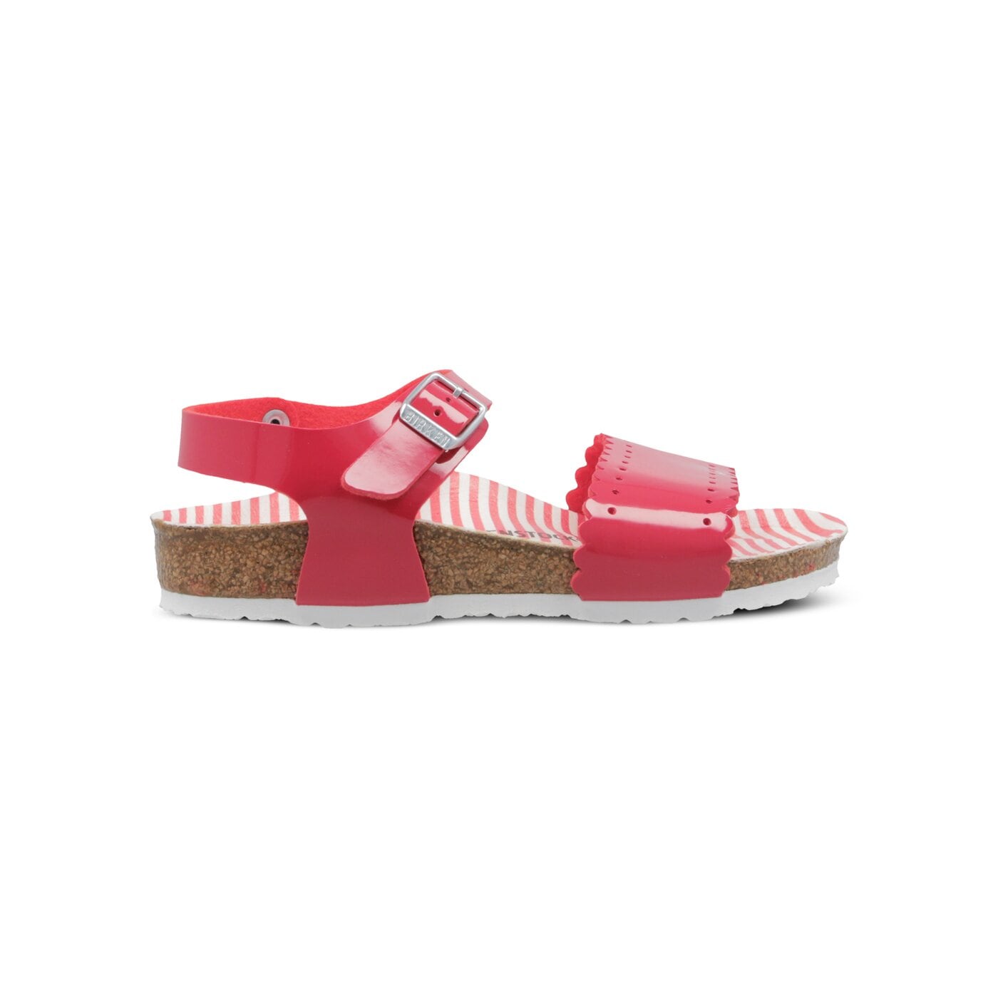 Dziecięce sandały / klapki BIRKENSTOCK MILA NAUTICAL STRIPES RED  1013524 kolor czerwony