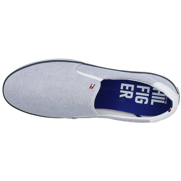 Męskie trampki TOMMY HILFIGER HARLOW 2E fm56820908479 kolor szary