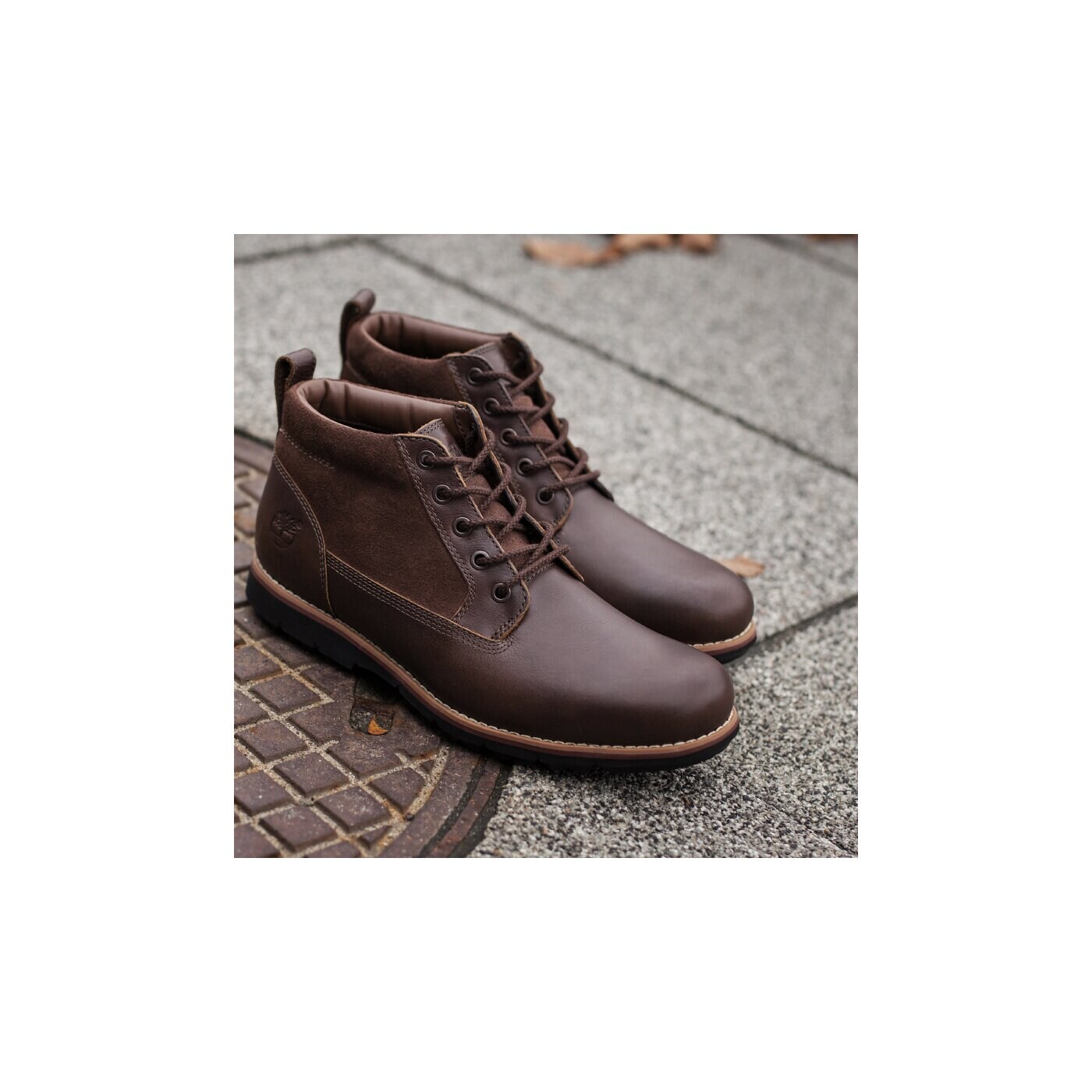 Męskie buty za kostkę TIMBERLAND CHUKKA a121b kolor brązowy