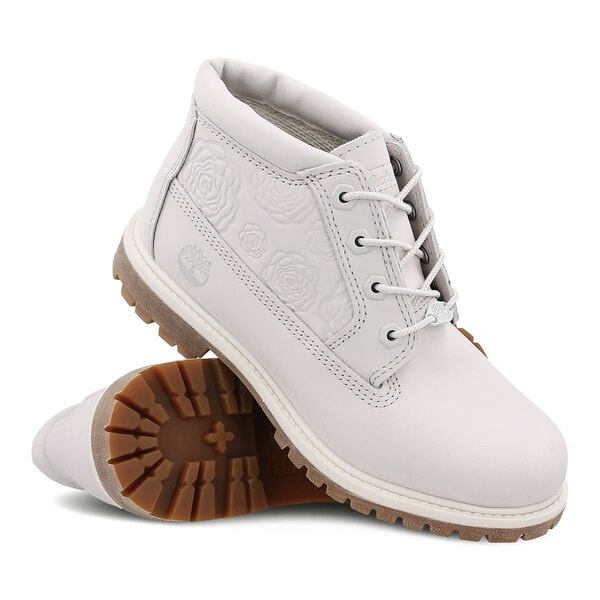 Damskie trapery TIMBERLAND NELLIE CHUKKA DOUBLE a1ktu kolor biały