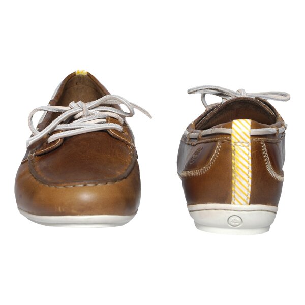 Damskie mokasyny i półbuty TIMBERLAND EK BELLE ISLAND LONG BOAT SHOE 24653 kolor brązowy