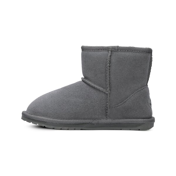 Dziecięce buty za kostkę EMU WALLABY MINI k10103charcoal kolor szary