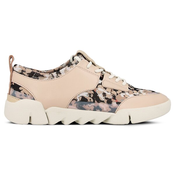 Damskie półbuty CLARKS TRI SOUL 26123809 kolor beżowy