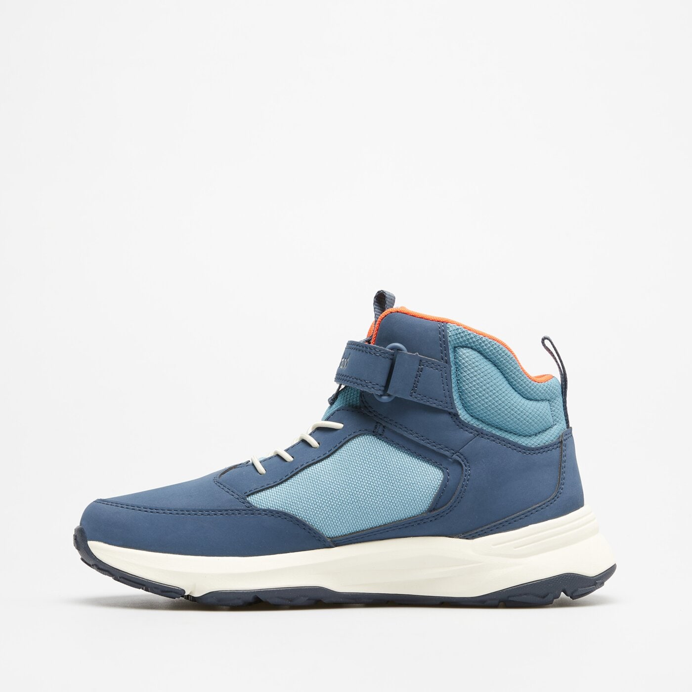 Dziecięce buty outdoor / trekkingowe TIMBERLAND MOTION ACCESS MID HOOK tb0a44snejk1 kolor granatowy