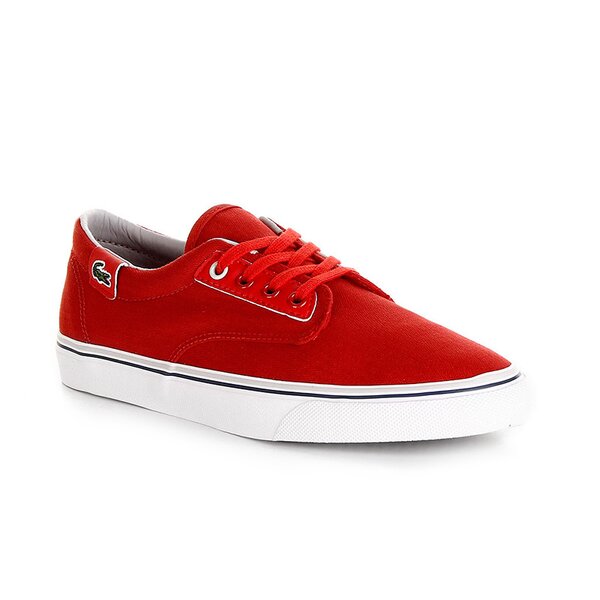 Damskie trampki LACOSTE BARBADOS SS 725lew2003254 kolor czerwony