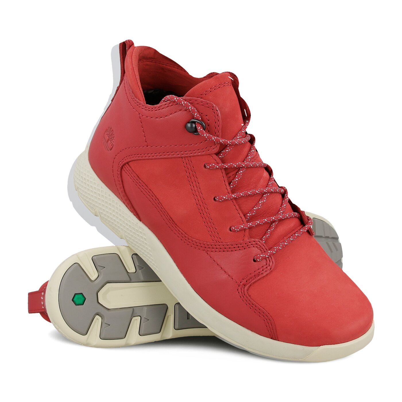 Dziecięce półbuty TIMBERLAND FLYROAM LEATHER HIKER a1jj5 kolor czerwony