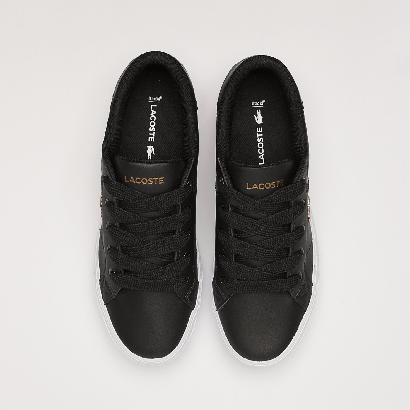 Damskie trampki LACOSTE ZIANE PLATFORM 123 1 CFA 745cfa0013312 kolor czarny