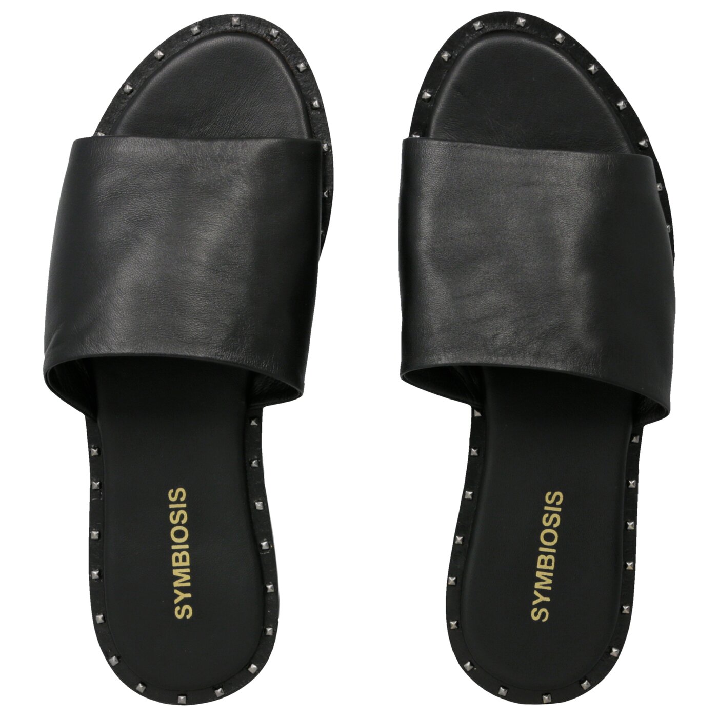 Damskie klapki SYMBIOSIS CINDY SLIDES  syws119007 kolor czarny