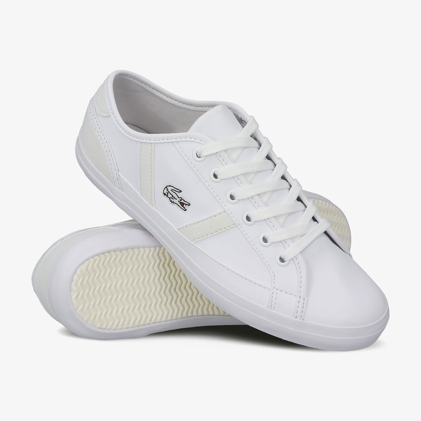Dziecięce trampki LACOSTE SIDELINE 120 2 CUJ 739cuj002065t kolor biały