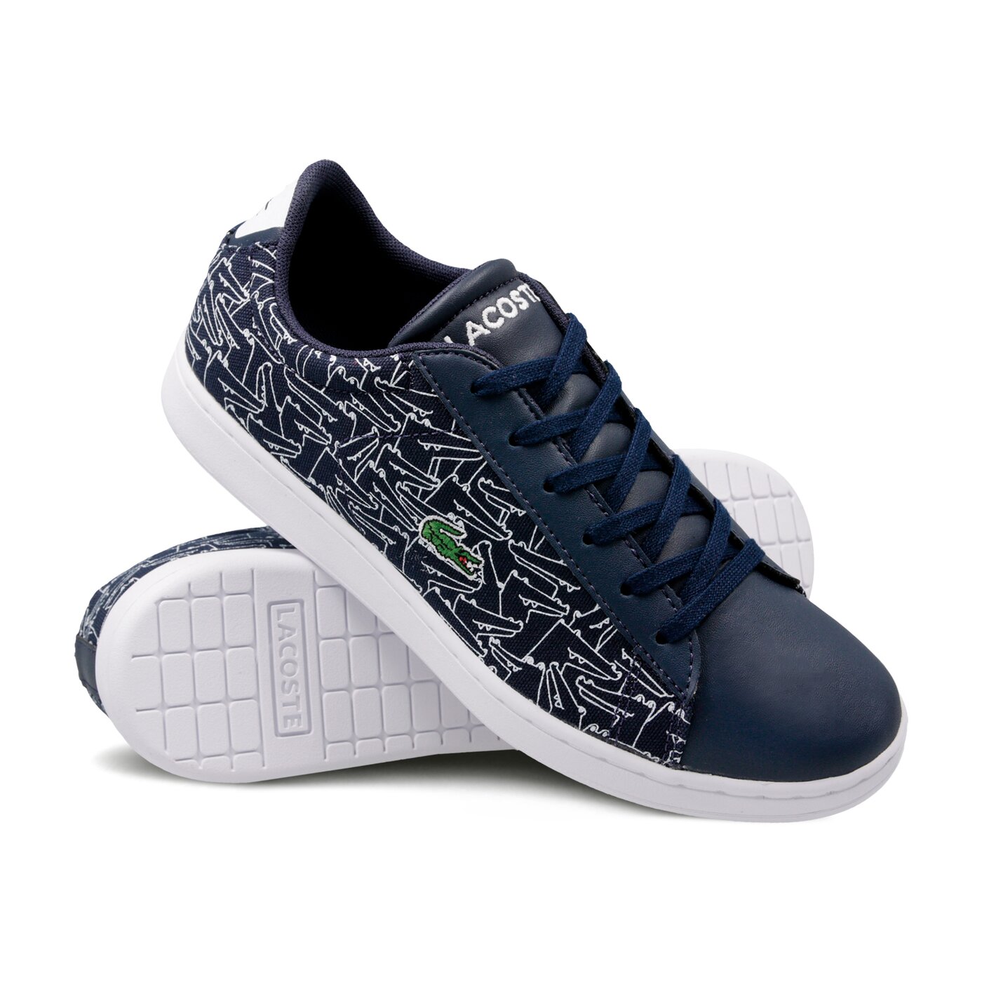 Dziecięce sneakersy (buty) LACOSTE CARNABY EVO 318 4 736spj0003092 kolor granatowy