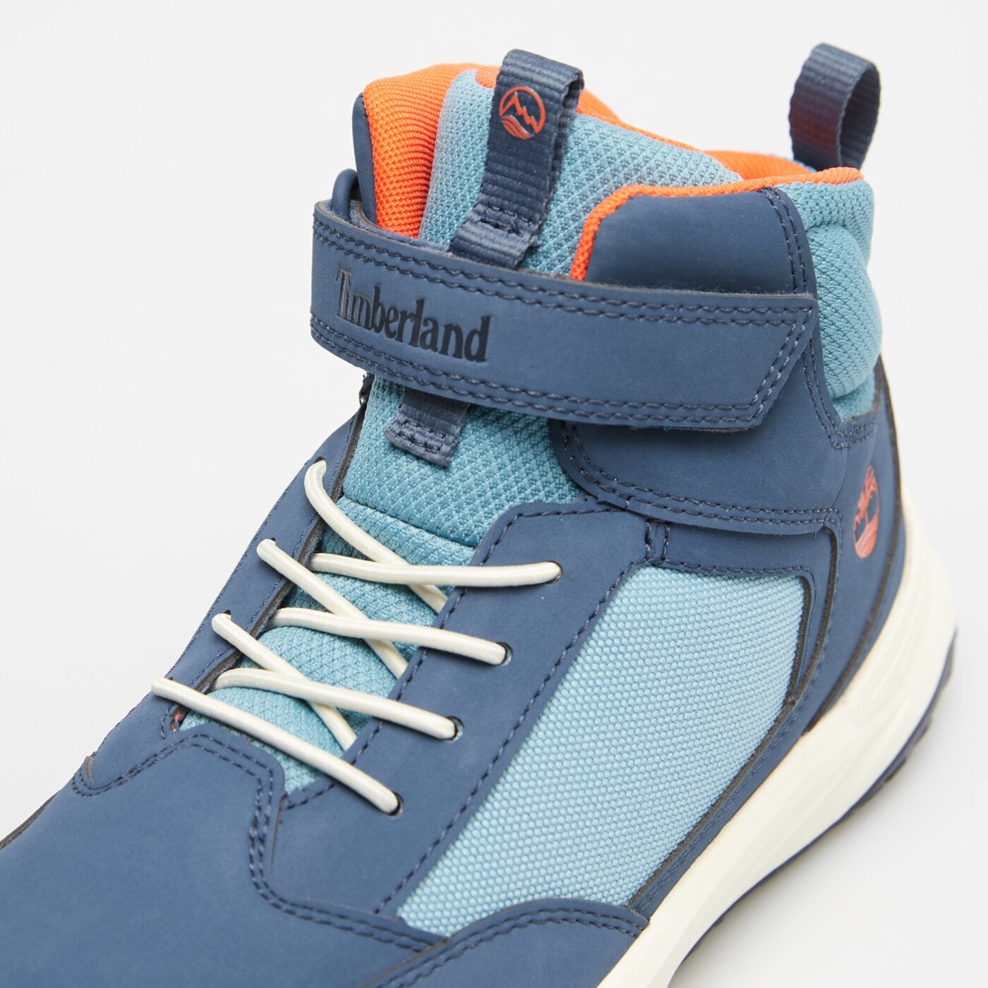 Dziecięce buty outdoor / trekkingowe TIMBERLAND MOTION ACCESS MID HOOK tb0a44snejk1 kolor granatowy