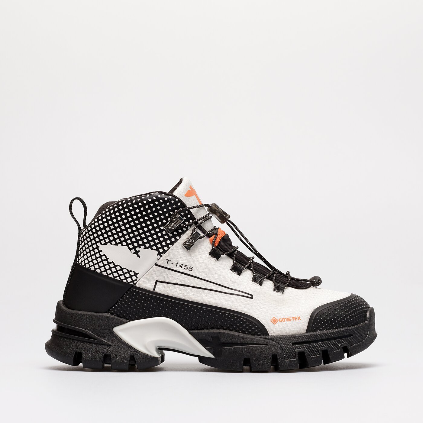 Damskie buty outdoor (trekkingowe) TAMARIS OUTDOOR HIGH BLACK&WHITE 1-1-25254-39-125 kolor biały