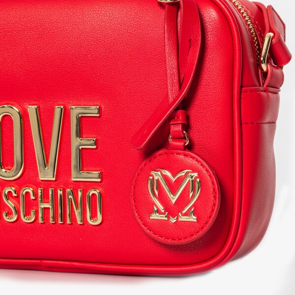 Damska torebka LOVE MOSCHINO TOREBKA LETTERING jc4107pp0flj050a kolor czerwony