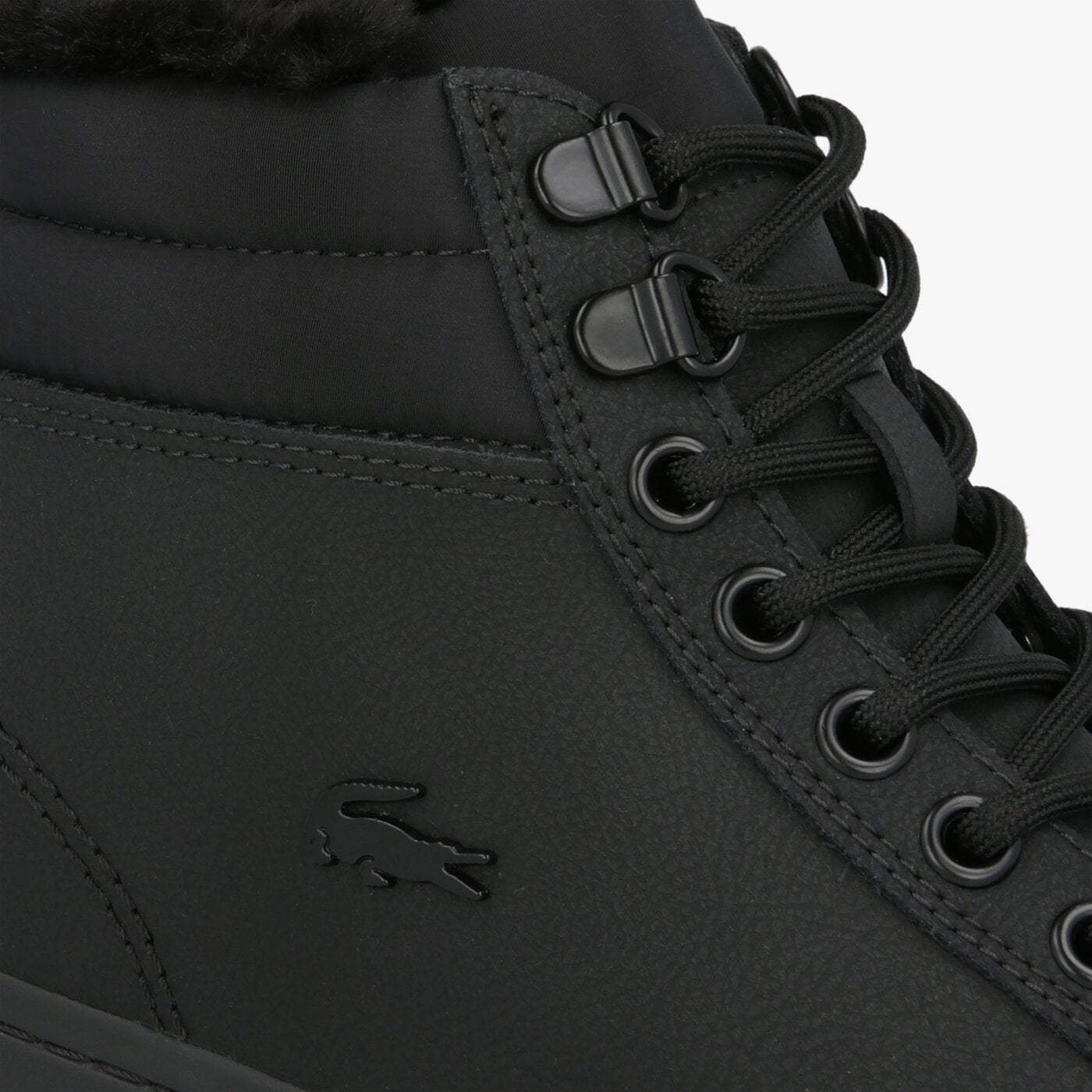 Damskie sneakersy (buty) LACOSTE STRAIGHTSET THERMO 419 1 CFA 738cfa000502h kolor czarny