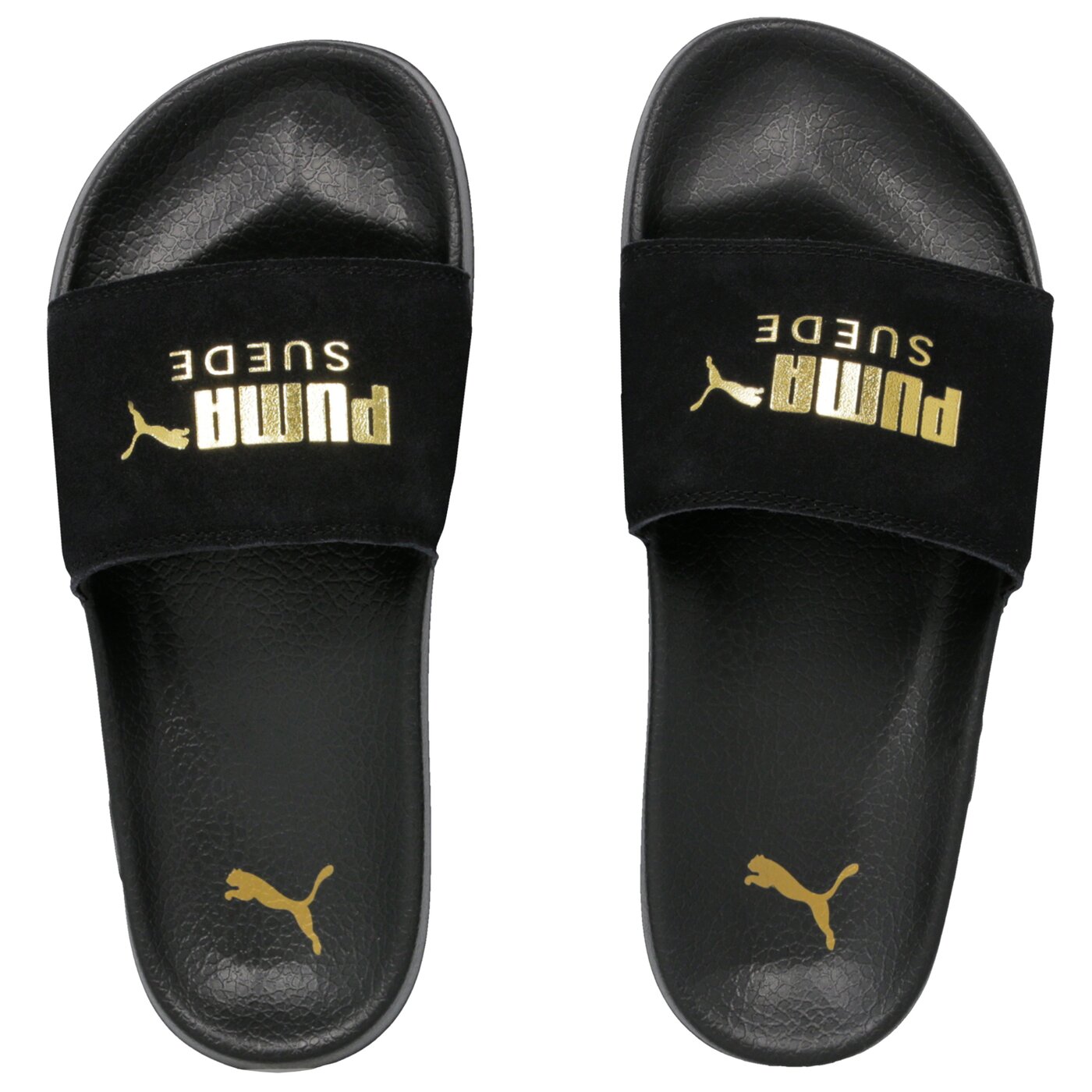 Damskie klapki PUMA LEADCAT SUEDE 36575801 kolor czarny