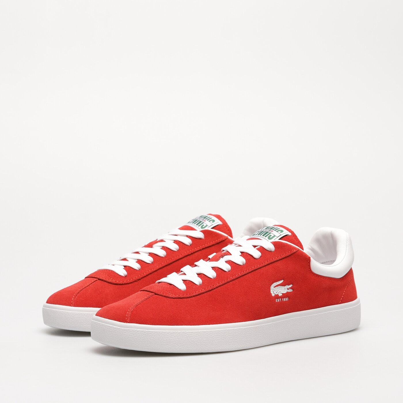 Męskie sneakersy (buty) LACOSTE BASESHOT 223 1 SMA 746sma006517k kolor czerwony