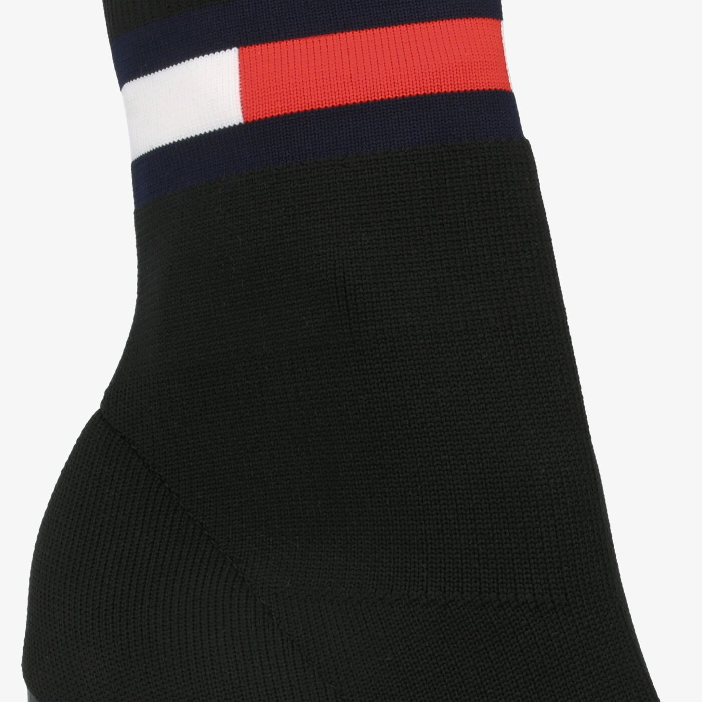 block heel sock boots tommy hilfiger