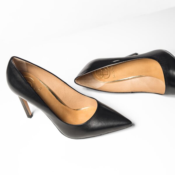 Damskie szpilki / czółenka BALDOWSKI CZÓŁENKO SKÓRA CZARNA d005801451025 kolor czarny