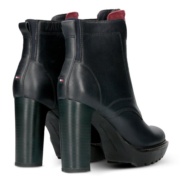 Damskie botki / sztyblety TOMMY HILFIGER ILEEN 20A fw0fw01540403 kolor granatowy