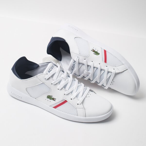 Męskie sneakersy (buty) LACOSTE NOVAS CT 218 1 SPM 735spm0041042 kolor biały