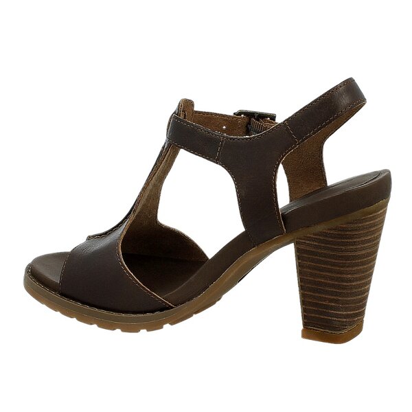 Damskie sandały TIMBERLAND EK STRATHAM SANDAL   8102a kolor brązowy