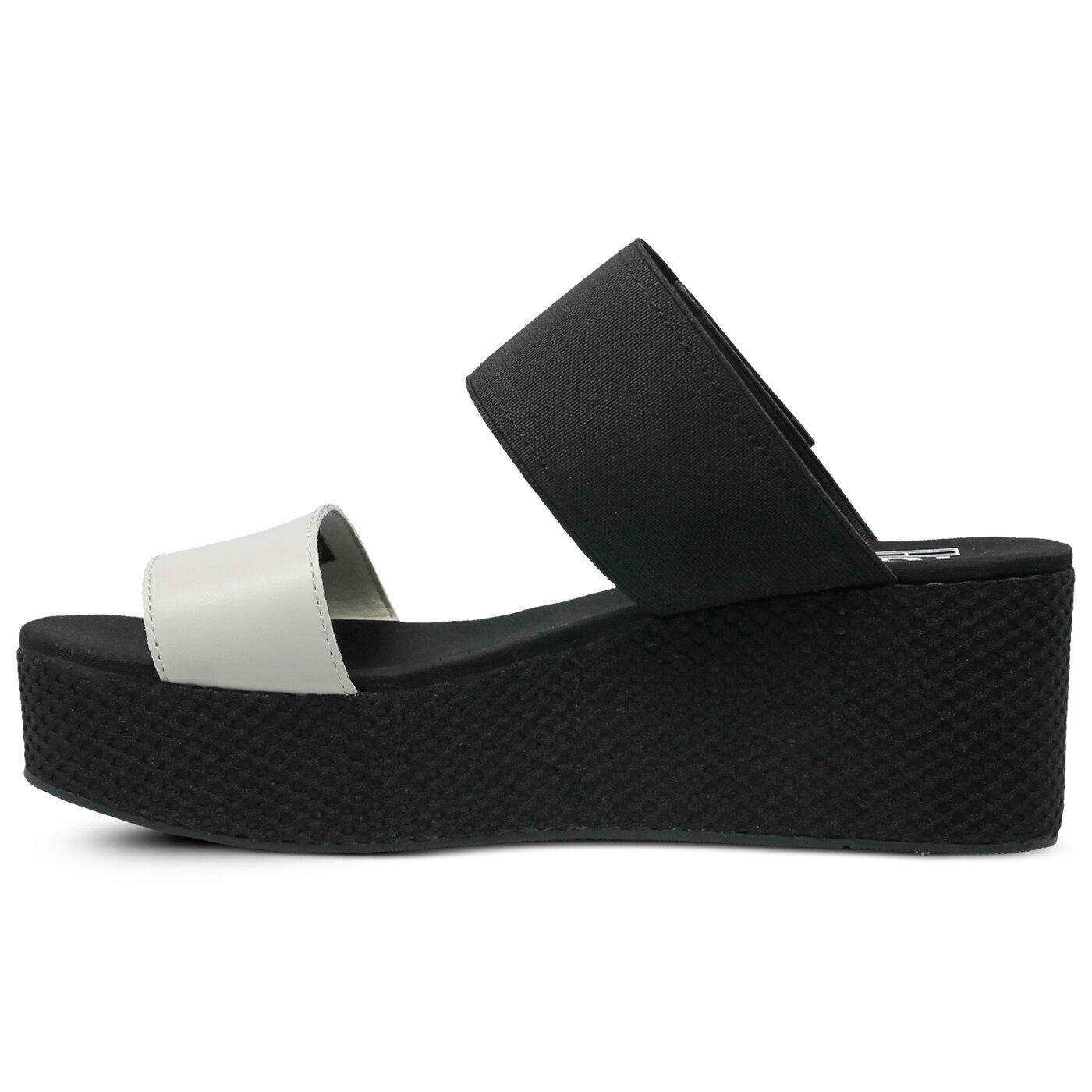 Damskie klapki TOMMY HILFIGER MATERIAL MIX FLATFORM SANDAL en0en00217156 kolor czarny