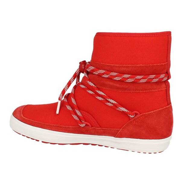 Damskie botki / sztyblety LACOSTE TWINE 726spw102317k kolor czerwony