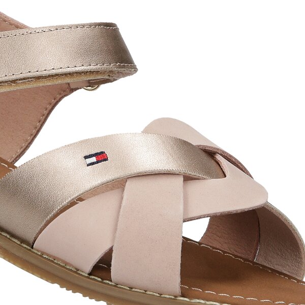 Dziecięce sandały / klapki TOMMY HILFIGER S3285ASHA 5N3 fg0fg00063502 kolor różowy
