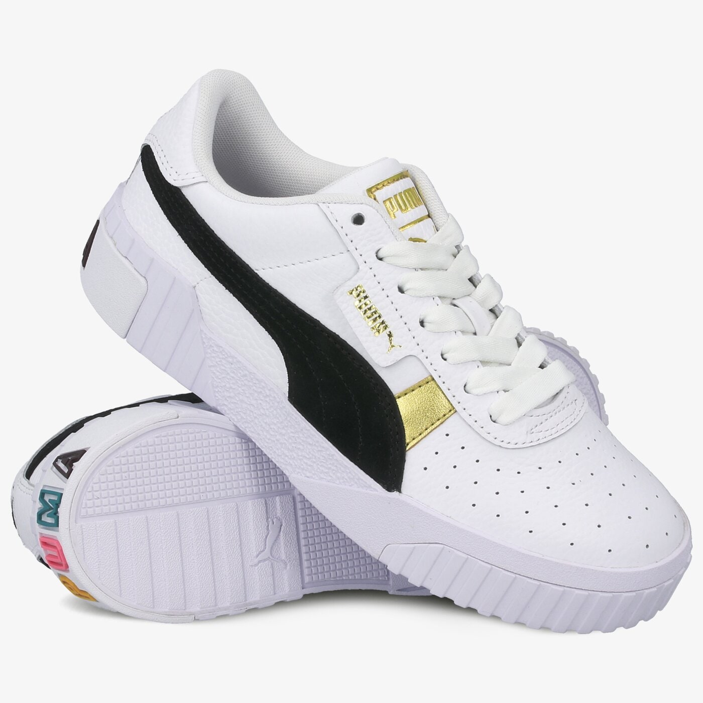 Damskie sneakersy (buty) PUMA CALI VARSITY WN’S 37410901 kolor biały