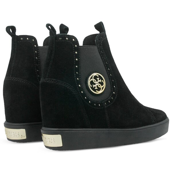 Damskie buty za kostkę GUESS FREDDIE flfrd3sue12black kolor czarny