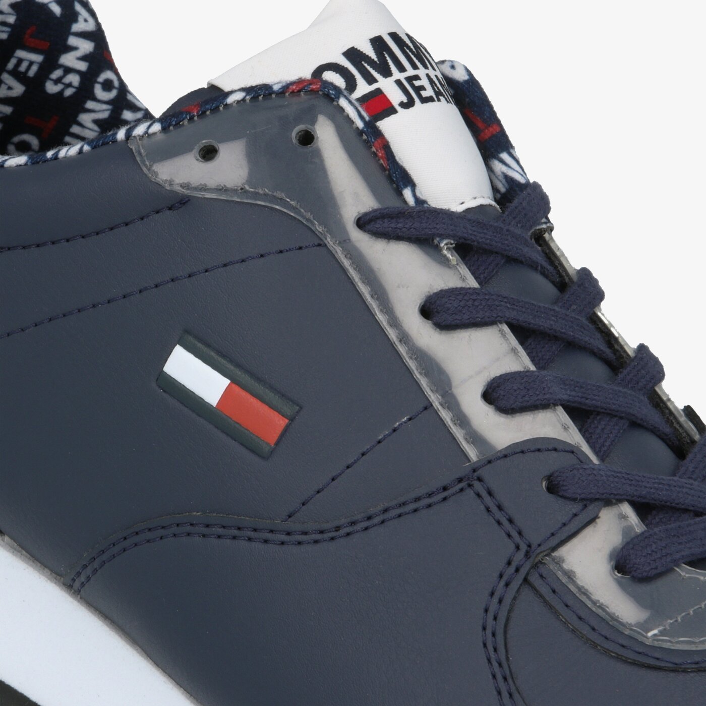 Męskie sneakersy (buty) TOMMY HILFIGER CASUAL TOMMY JEANS SNEAKER em0em00372cbk kolor granatowy