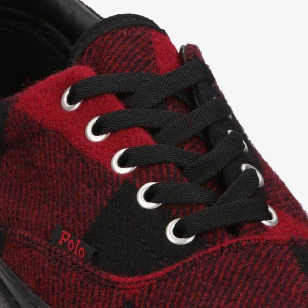 Męskie trampki POLO RL KEATON TAB SNEAKERS LOW TOP LACE  816845029002 kolor czerwony