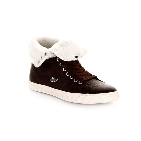 Damskie trampki LACOSTE MARCEL HI FOLD EO 724spw22451w7 kolor brązowy