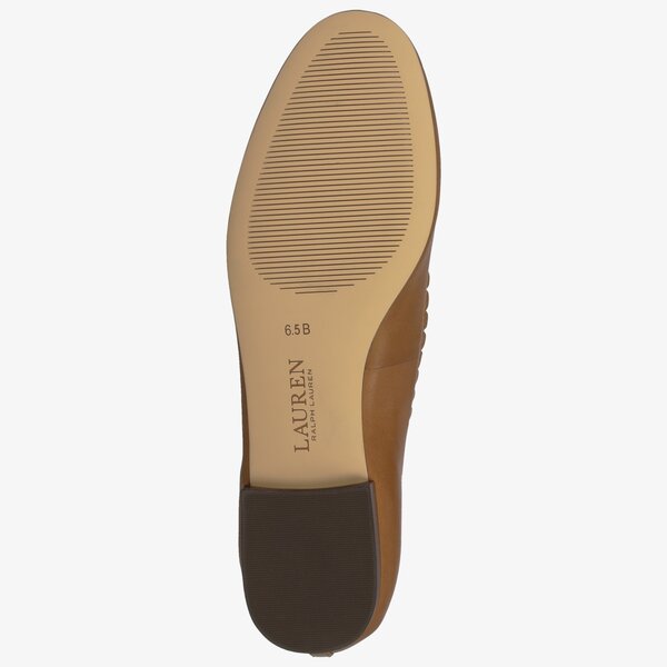 Damskie baleriny (buty) LAUREN RALPH LAUREN GLENNIE 802714739002 kolor brązowy