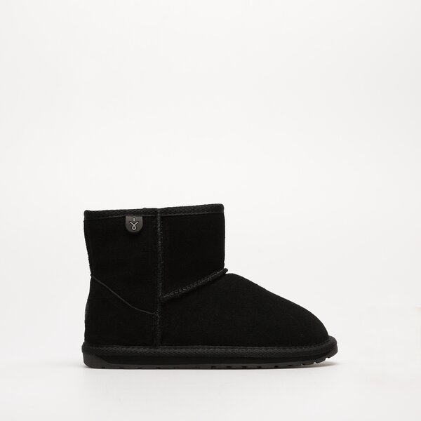 Dziecięce buty za kostkę EMU AUSTRALIA WALLABY MINI  k10103black kolor czarny